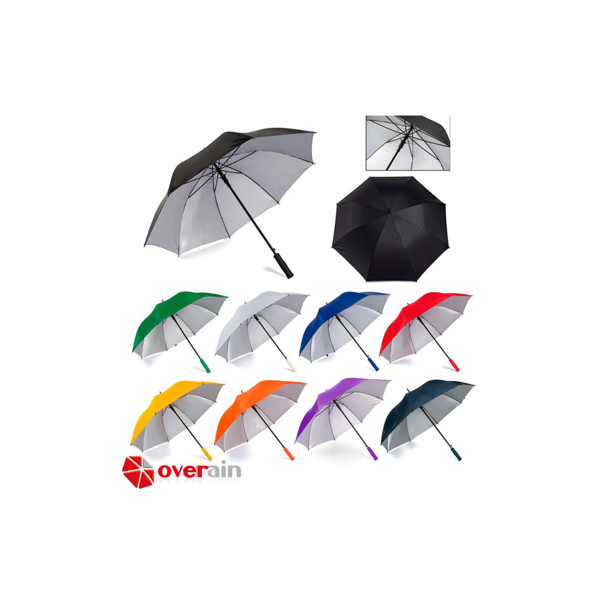 Paraguas Golf Urban Interior Plateado 27 Pulg