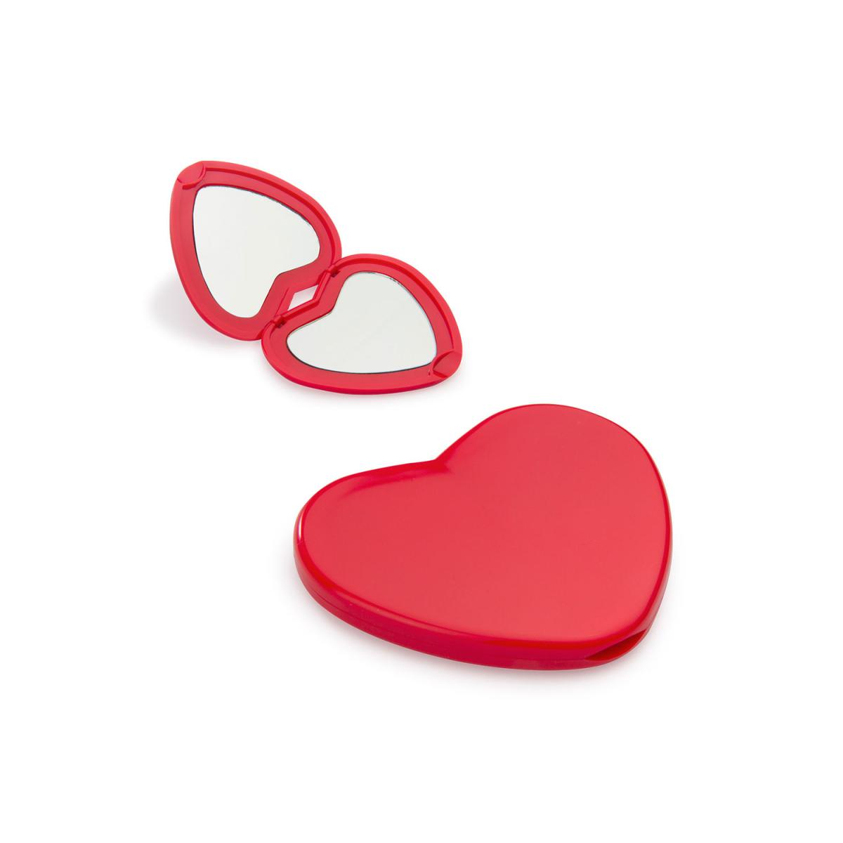 Espejo Heart Doble Vista Diseño Forma de Corazon