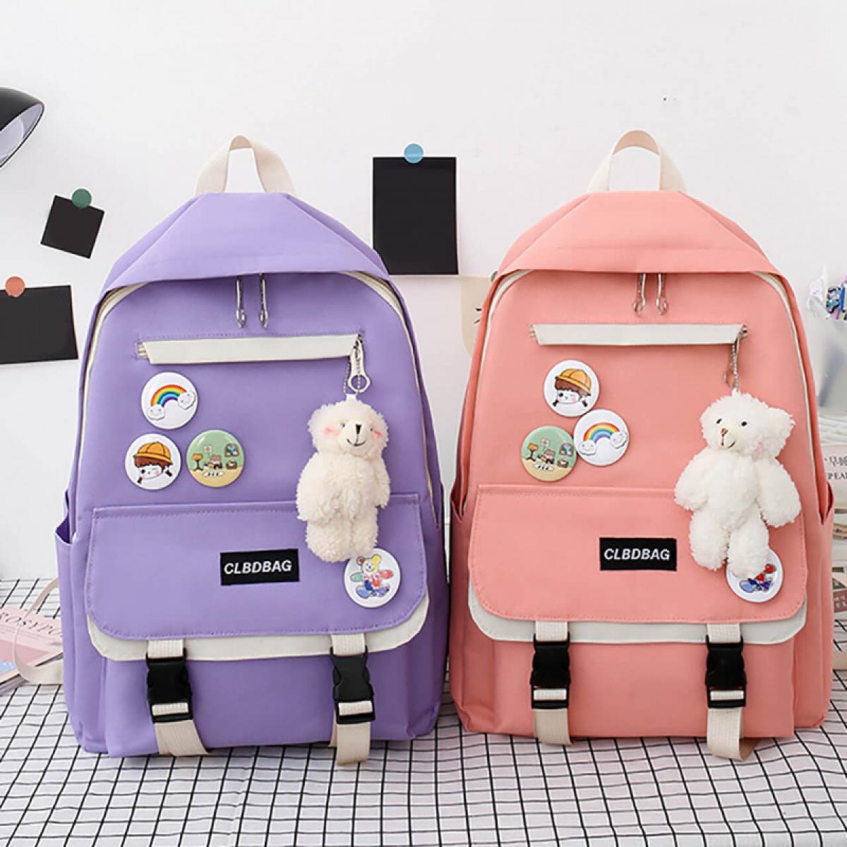 Set Morral Bolso con Cosmetiquera Elaborado en Poliester