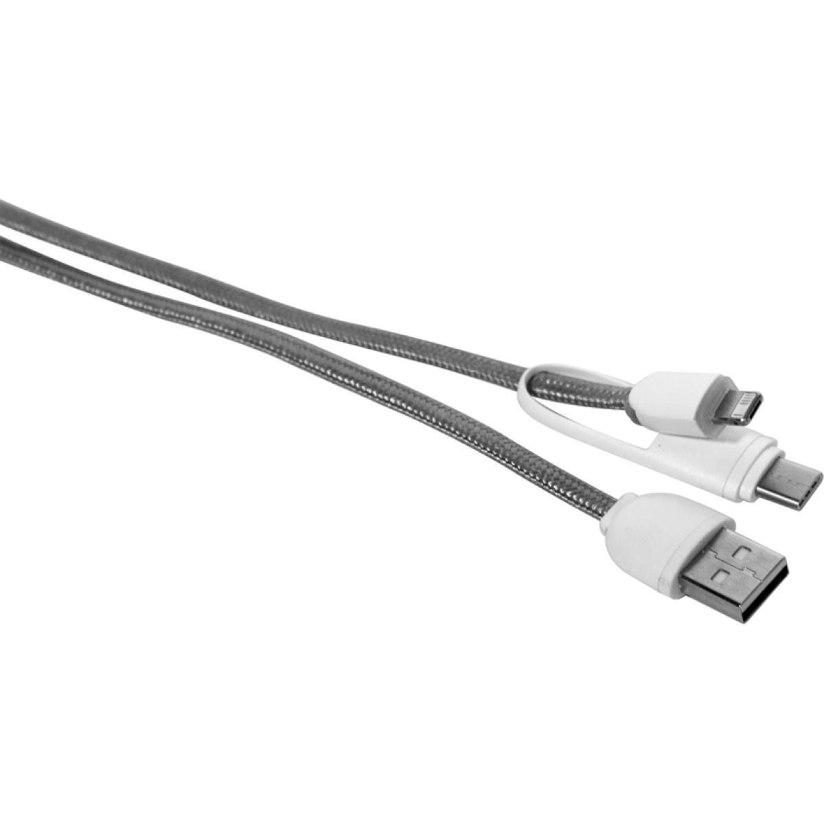 Llavero Cable de Carga Tipo c y Iphone Luz Indicadora