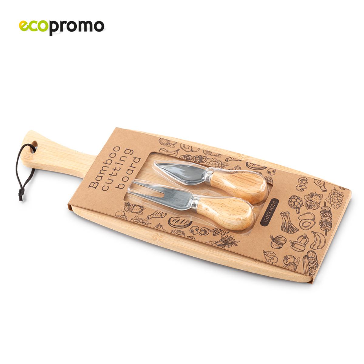 Set de Queso Italy Tabla en Bambu 2 accesorios