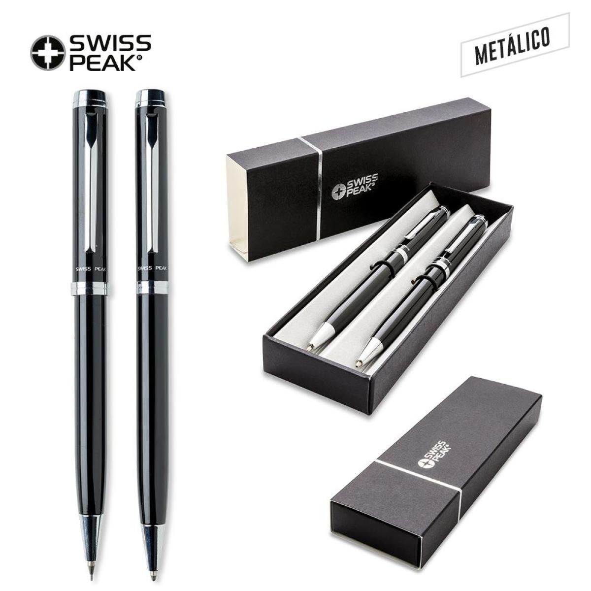 Set De Boligrafos Swisspeak Luzern Tinta alemana