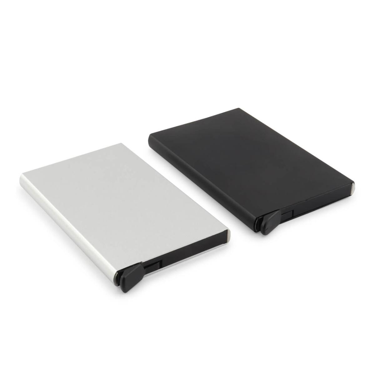 Tarjetero En Aluminio New Acabado Alta Calidad