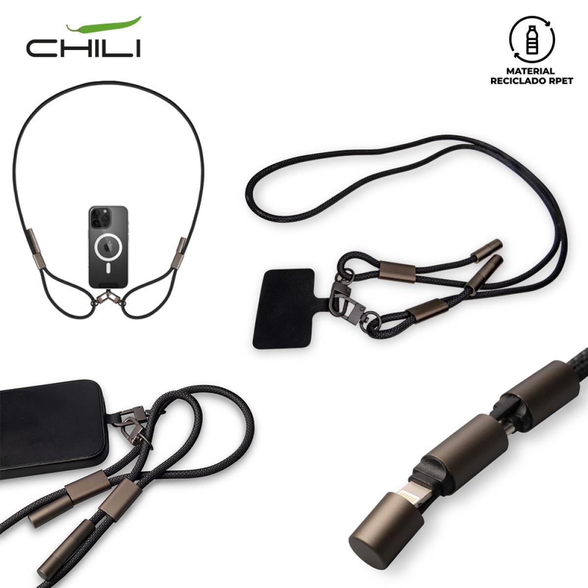 Cordón con Cable Tipo-C y Lightning Chili