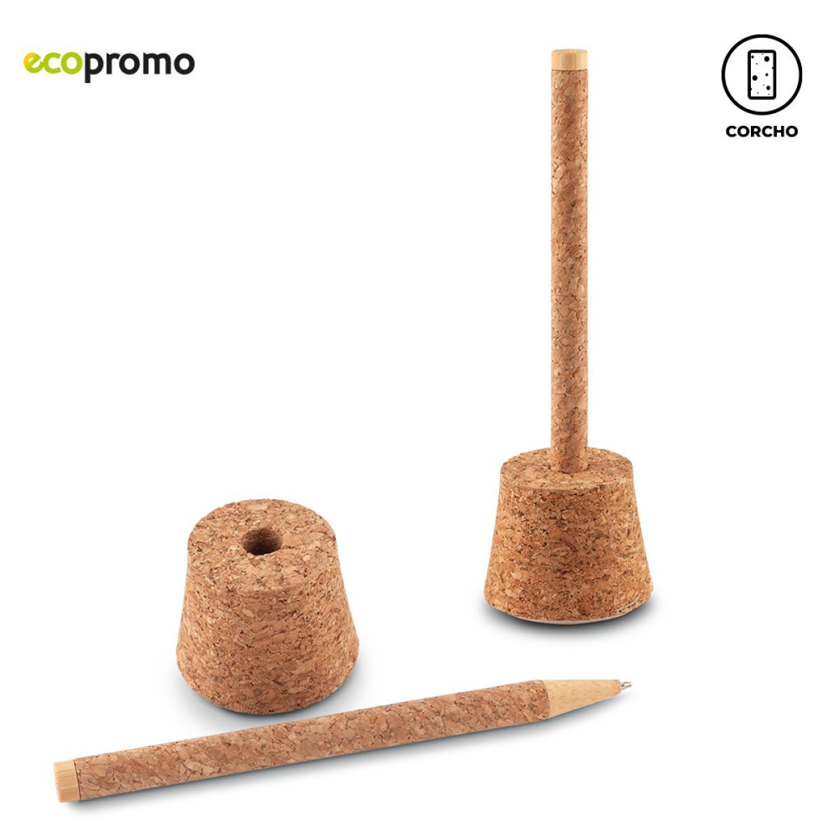 Bolígrafo con Base de Corcho Cork Stand