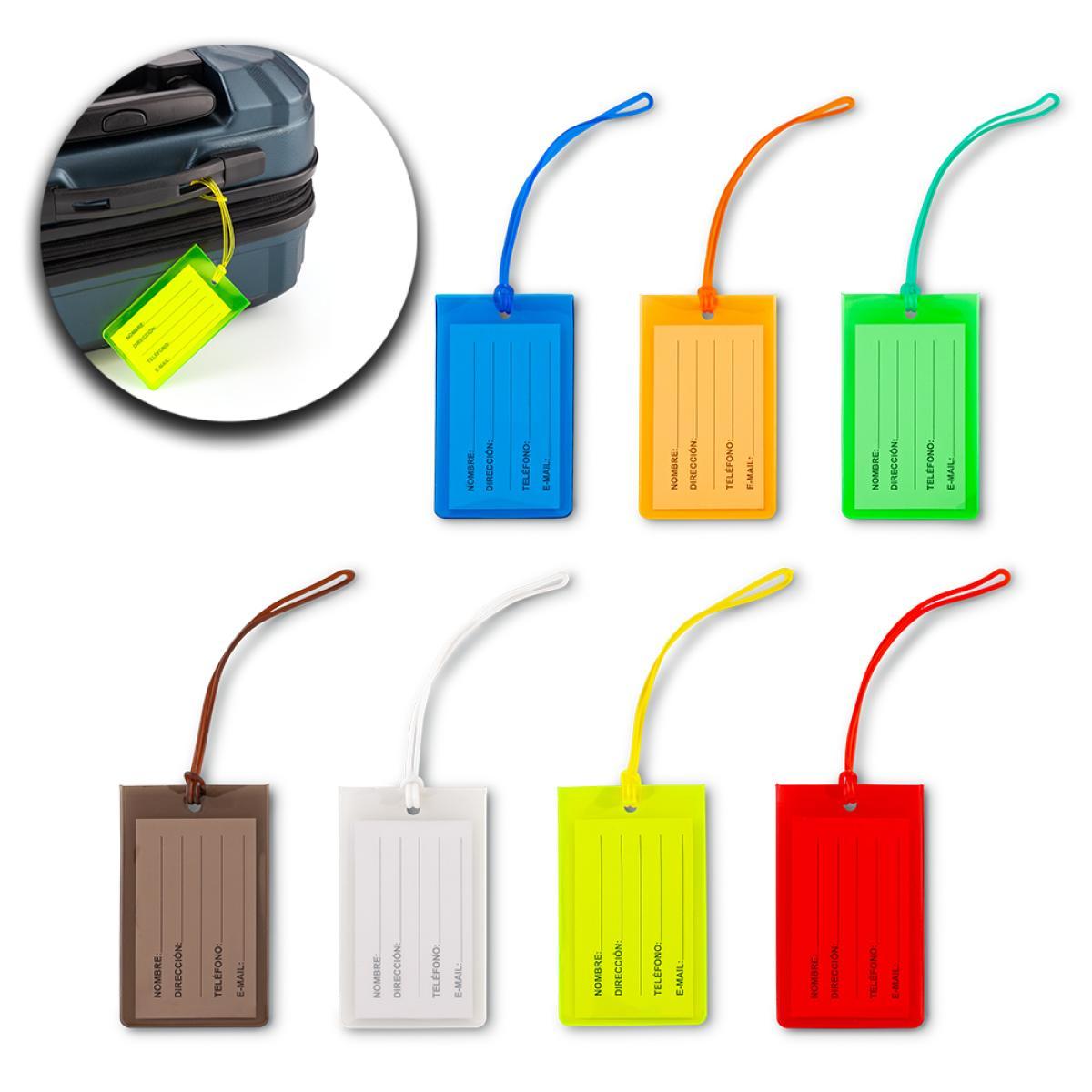 Identificador de Maletas en PVC Resistente