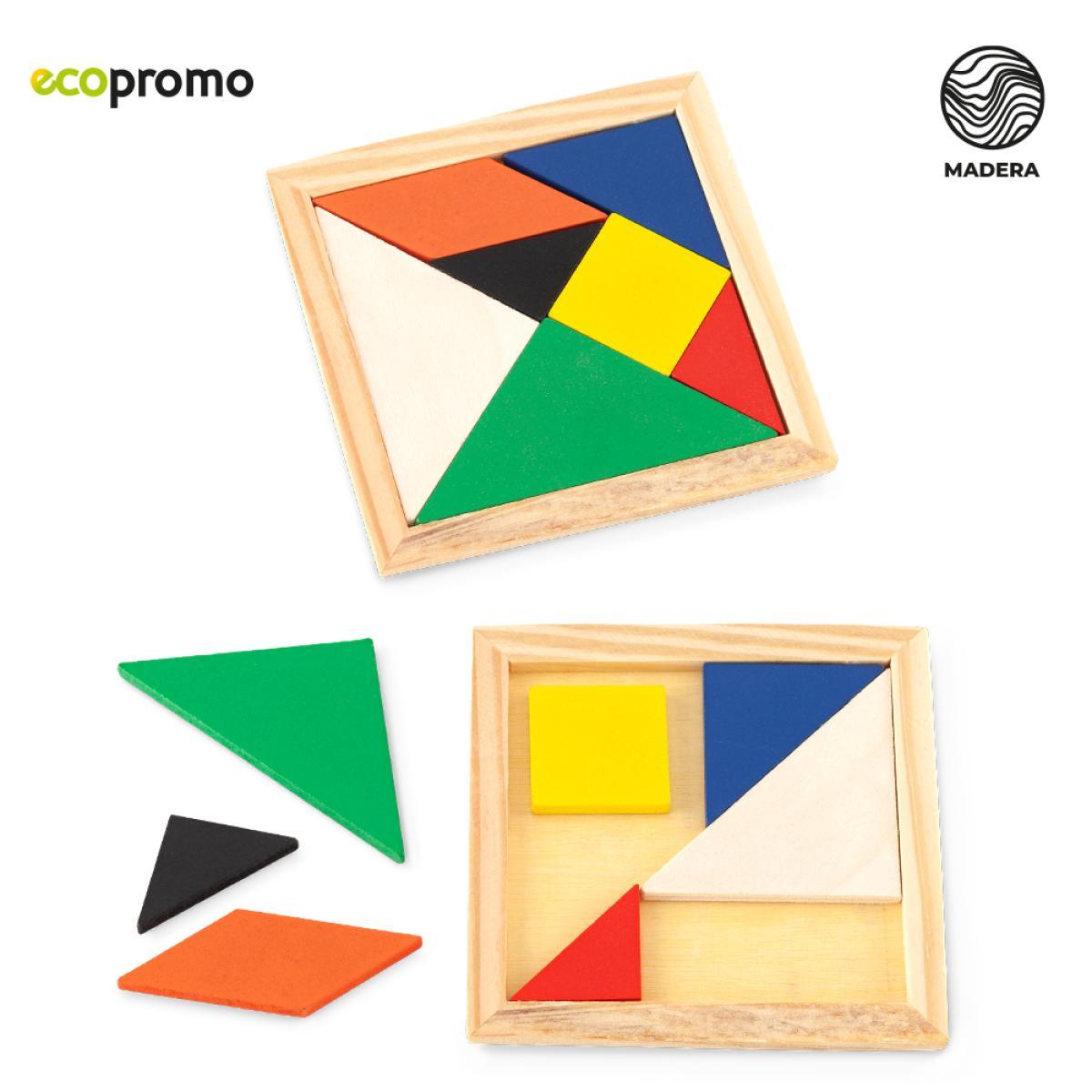 Tangram de Madera Ecológico con 7 Piezas