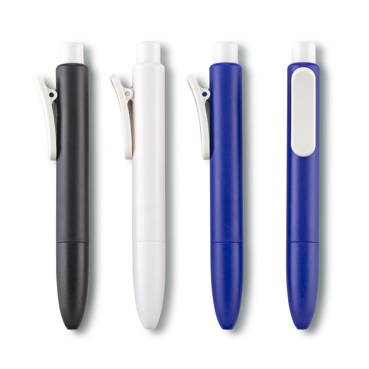 Bolígrafo Mini Dwell con Clip y Mecanismo Push