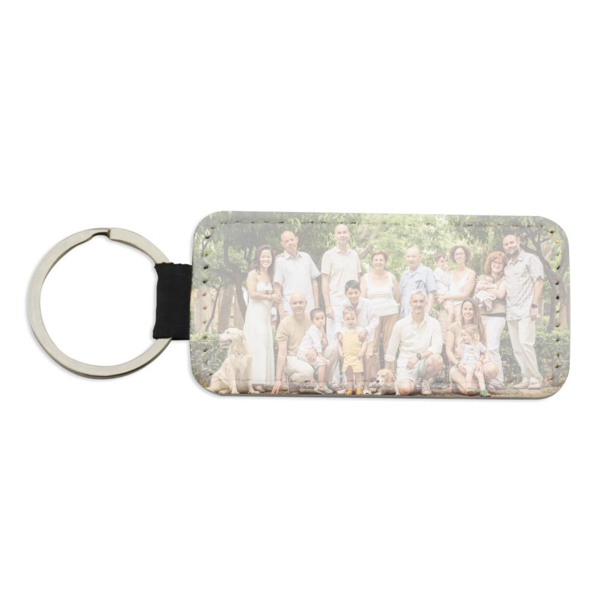 Llavero En Cuero Sublimación En Su Totalidad