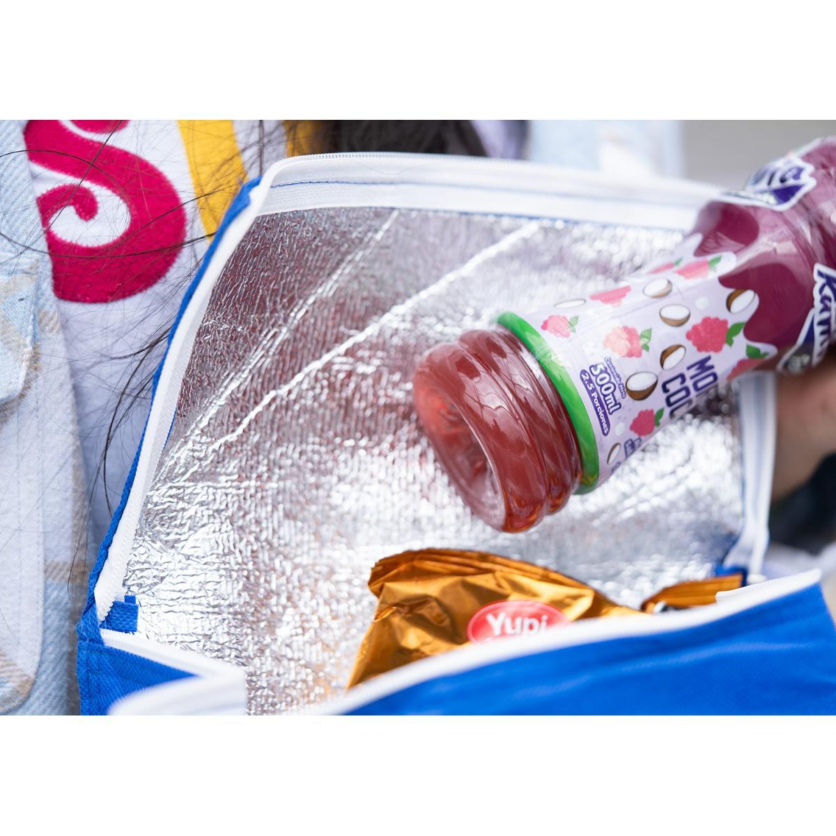 Lonchera CoolerDe Tela Cosida Con Recubrimiento