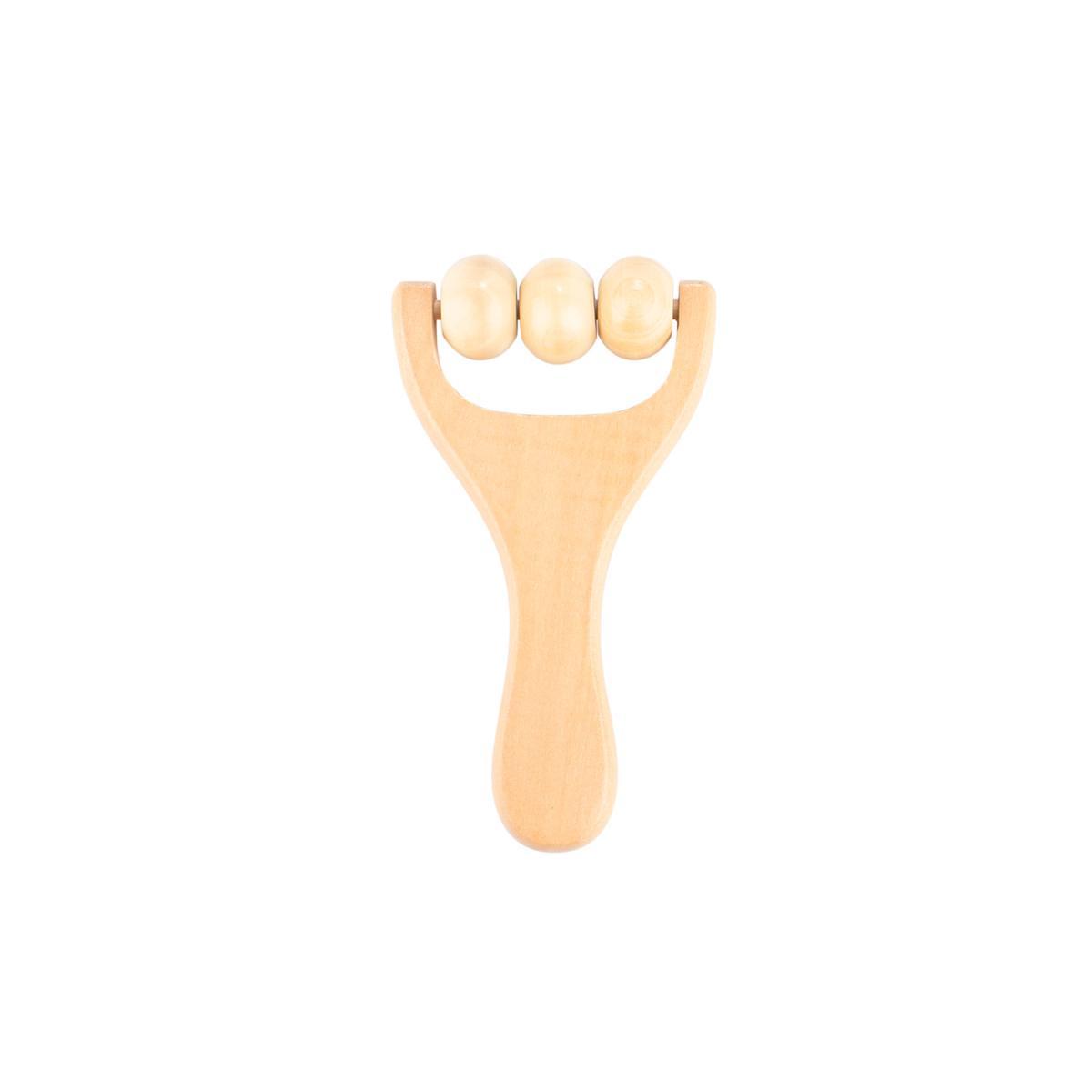 Masajeador Pamper de Madera con Rodillos