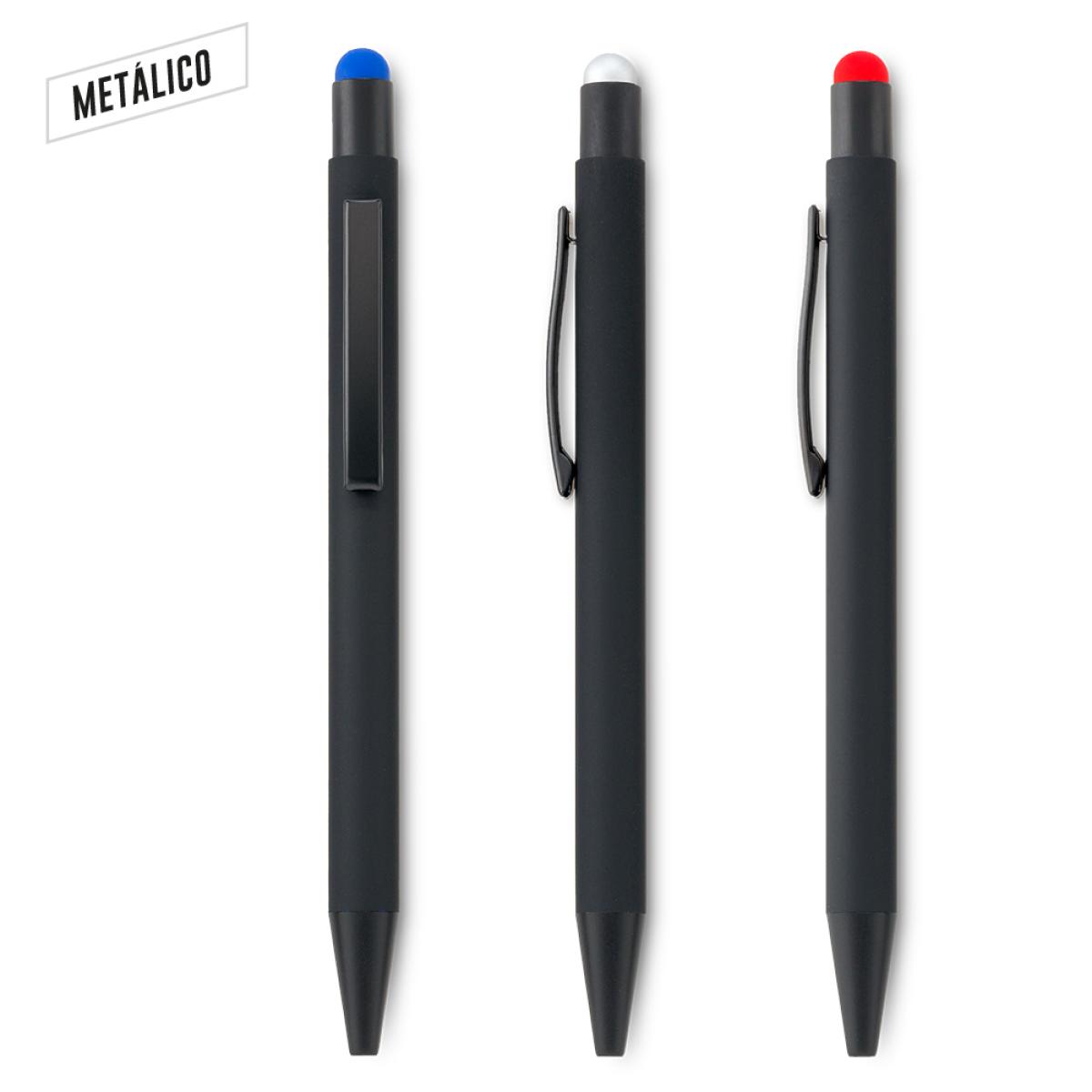 Esfero Boligrafo Metalico Hamond Stylus caucho