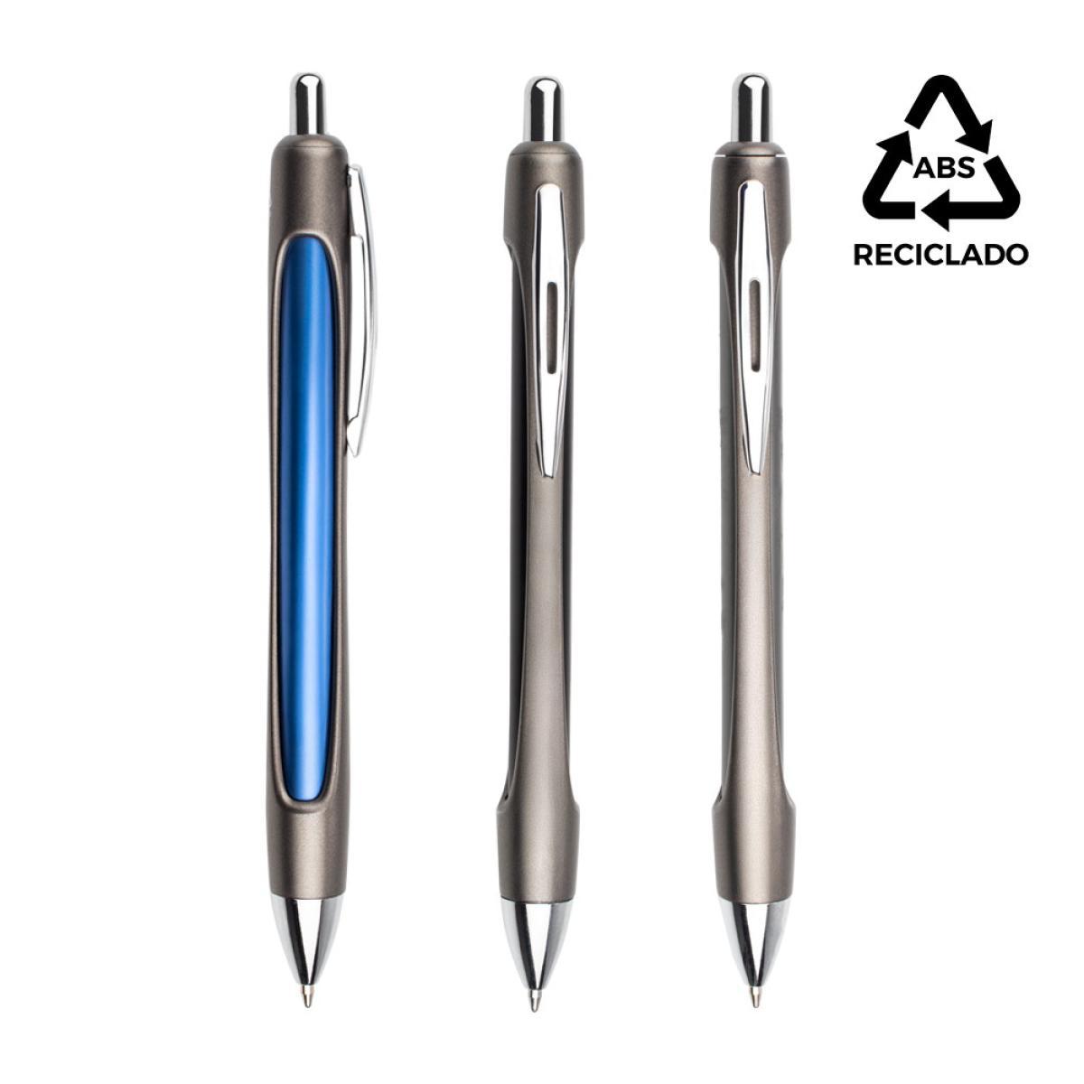 Bolígrafo Barrel Metálico con Materiales Reciclados