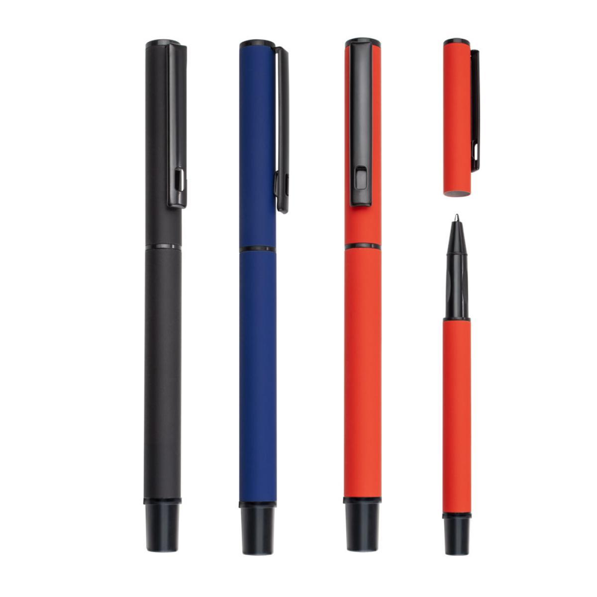 Bolígrafo Dash Elegante de Aluminio con Clip Negro