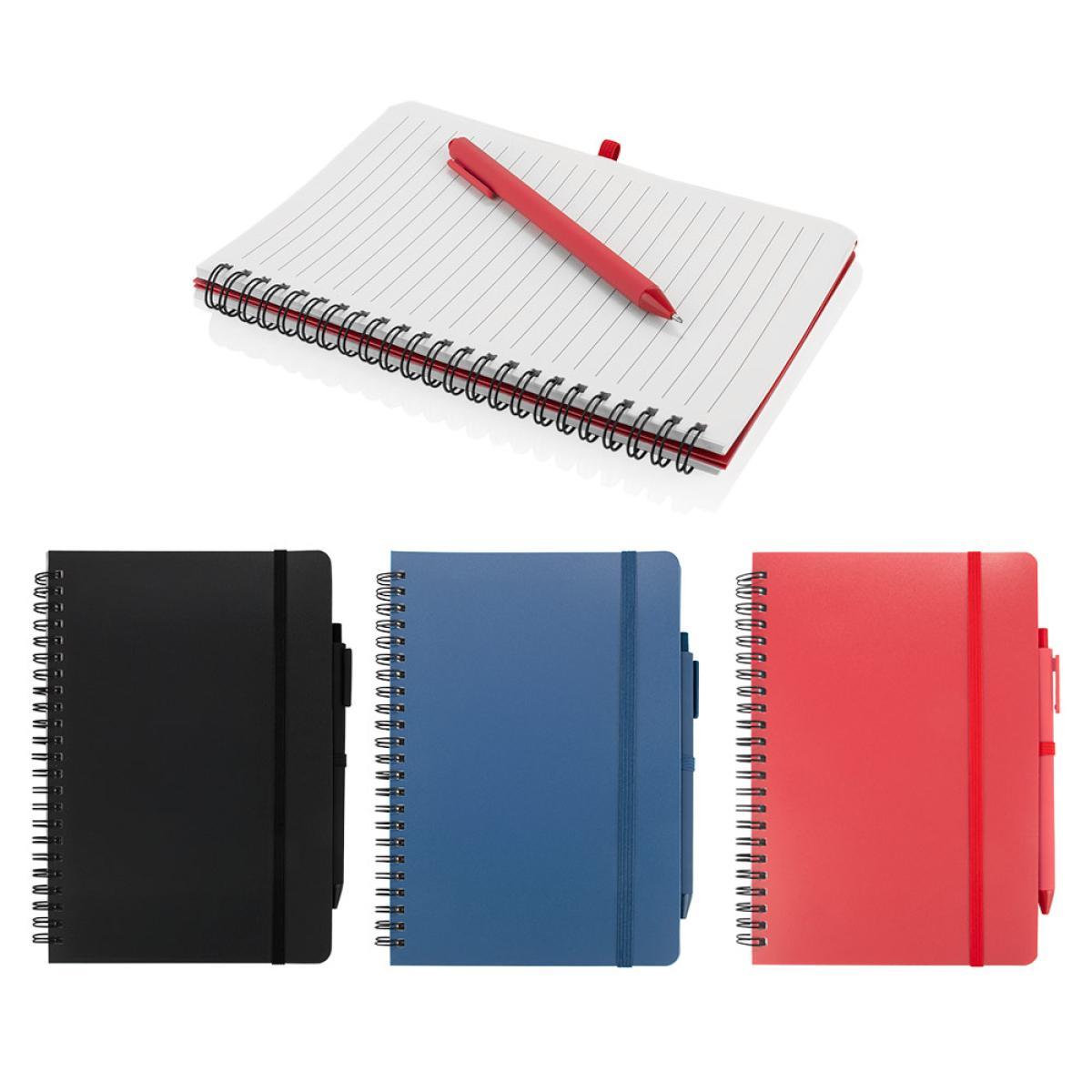 Libreta Core A5 con Bolígrafo y Cierre Elástico