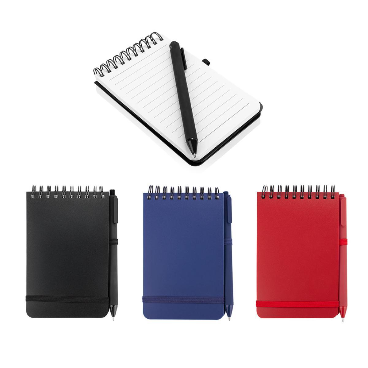 Libreta Clasp A6 con Bolígrafo y Banda Elástica