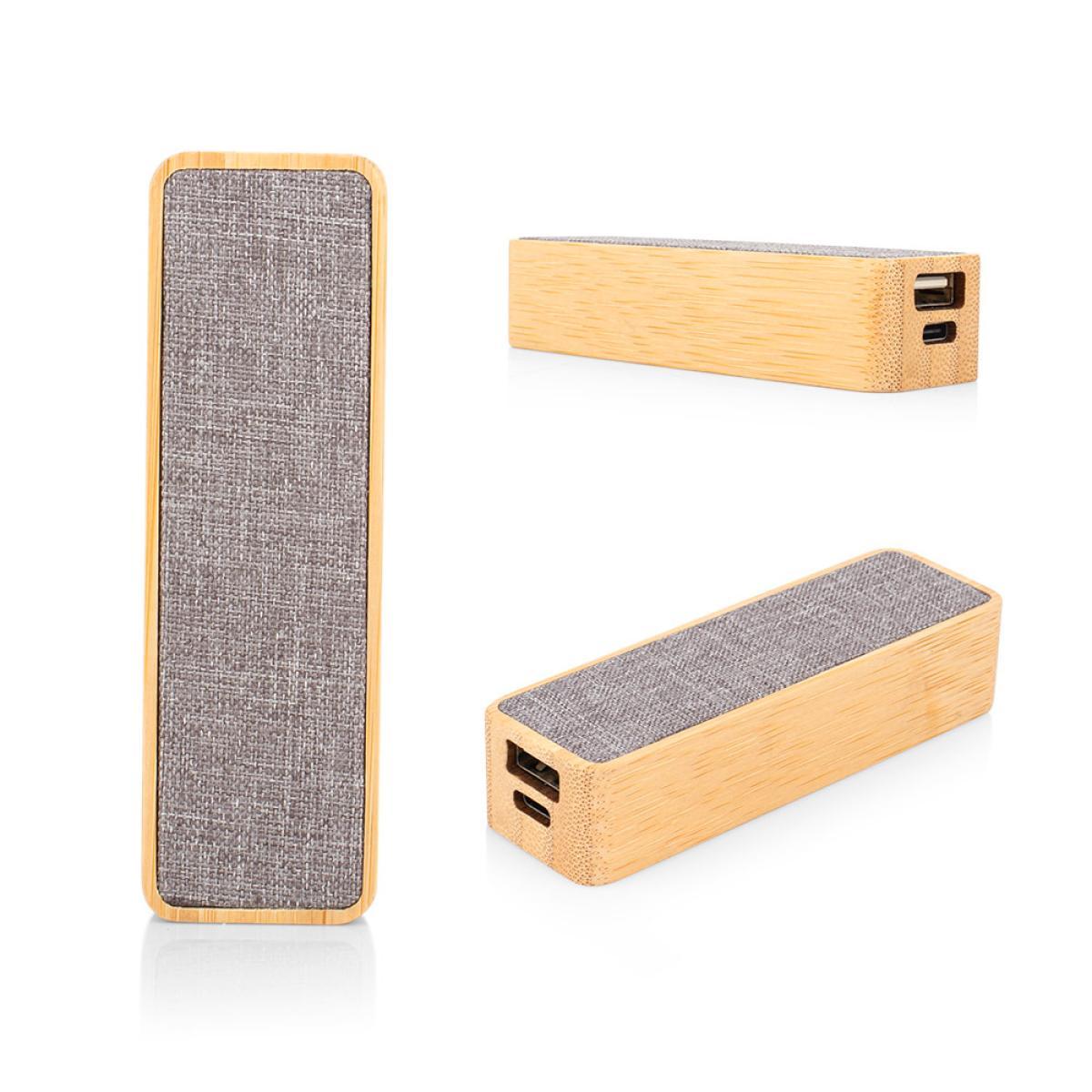 Powerbank Loader 4000 mAh en Bambú y RPET