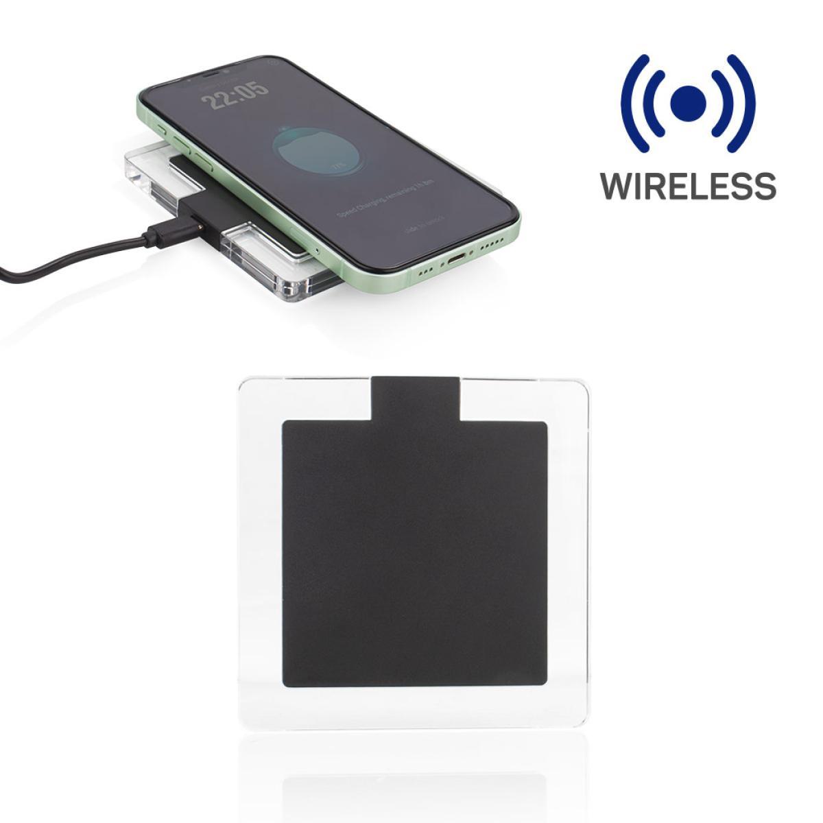 Cargador Inalámbrico Cookie 15W con Entrada Tipo C
