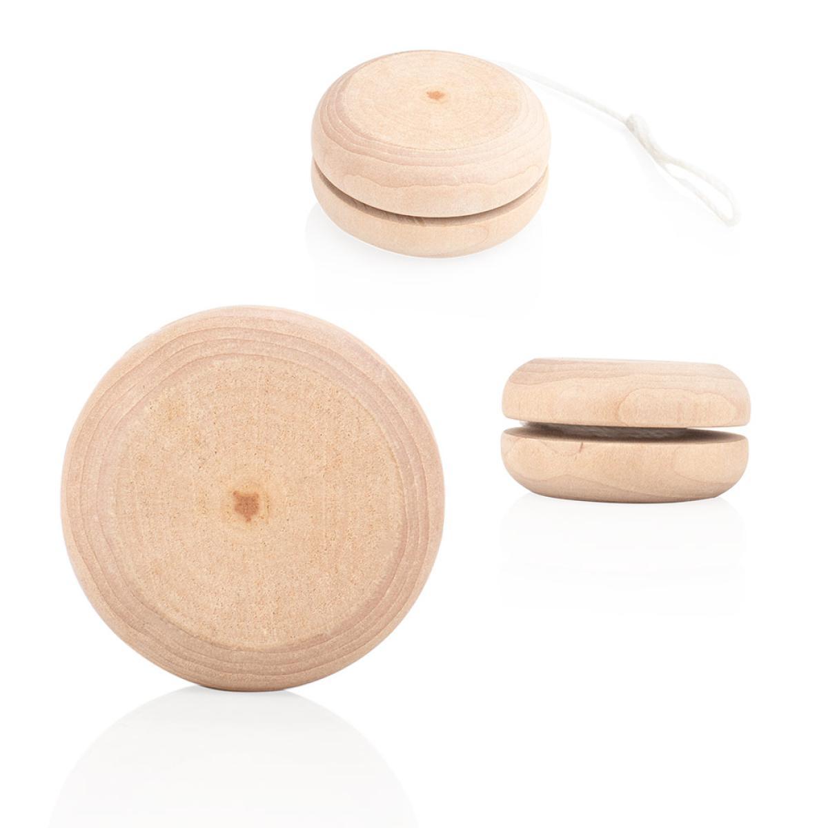 Yoyo Clásico de Madera con Cuerda de Algodón
