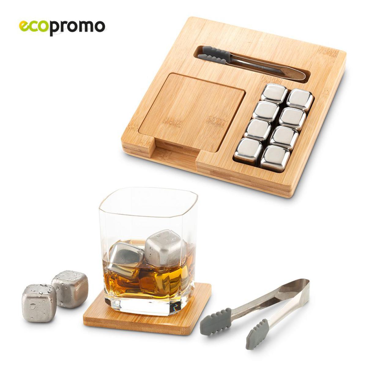 Set para bar Elegante en bambú Benson