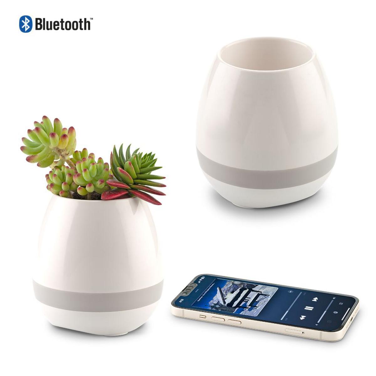 Speaker Plastico Bluetooth Plantcon luz LED