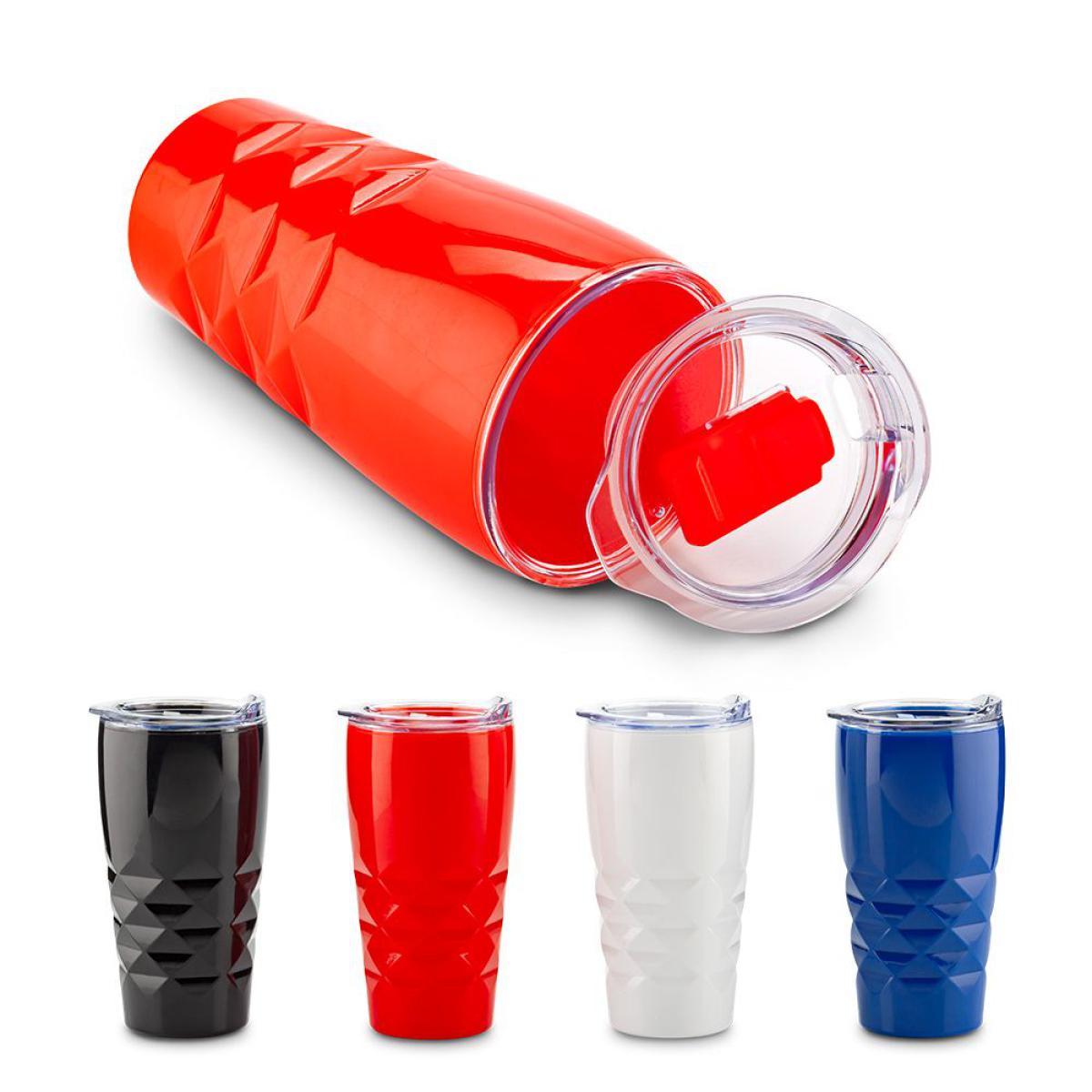 Vaso Mug Plastico Doble Pared Pacific 450ml