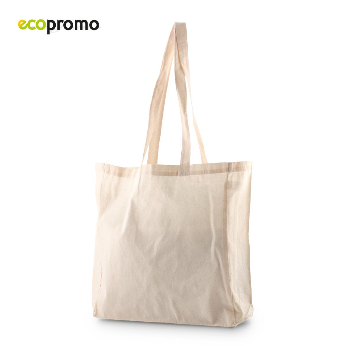 Bolsa en Algodon Con Fuelle y Manijas
