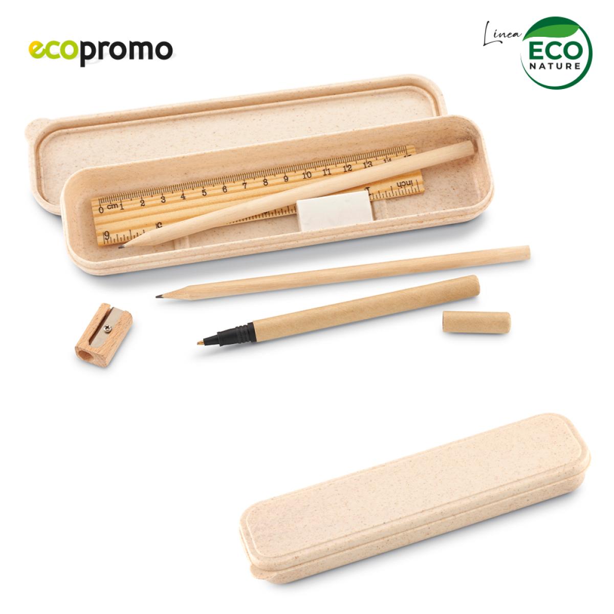 Set Escolar Ecologico Cyrus ECO Fibra de Trigo