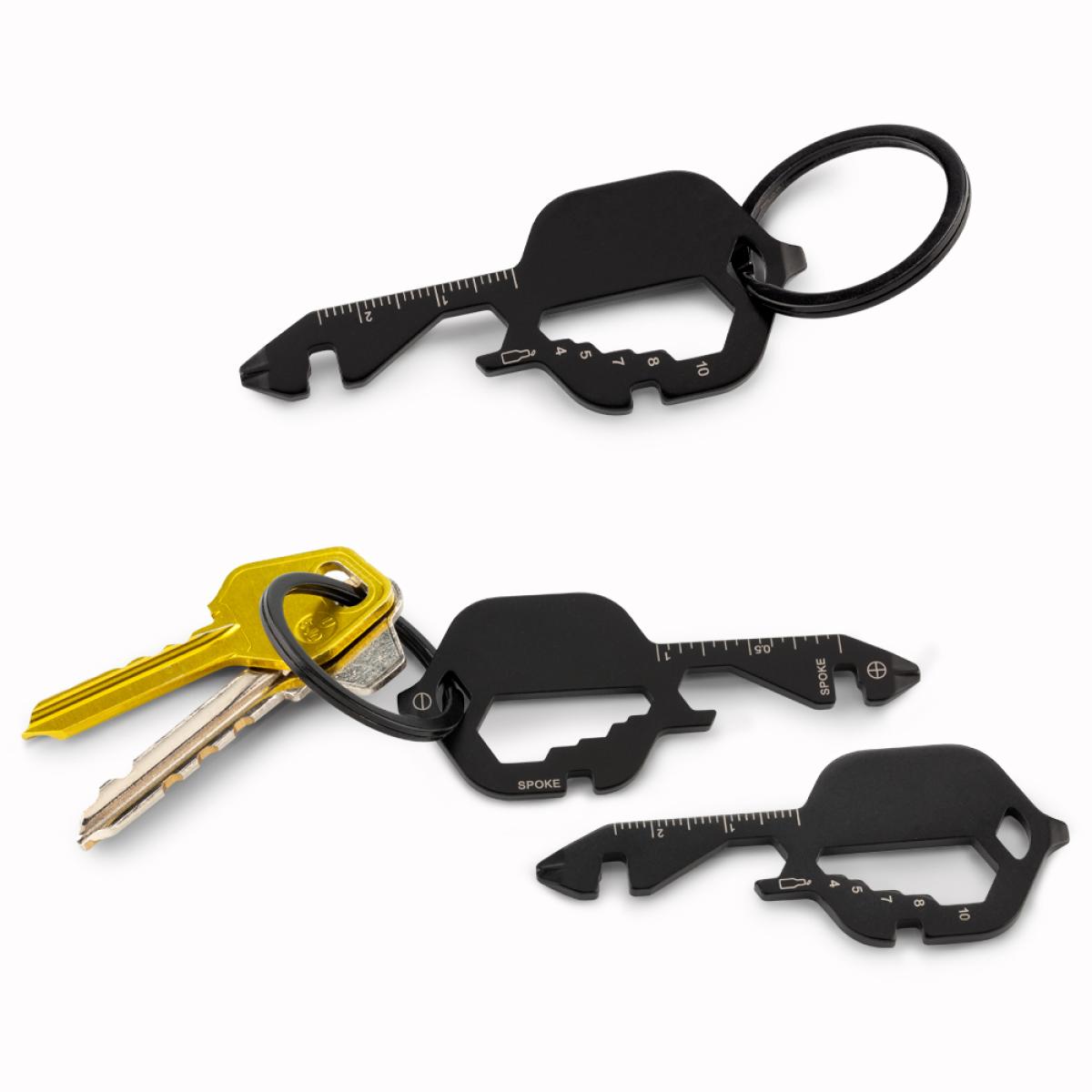 Multiherramientero Metálico con Llavero Keychain