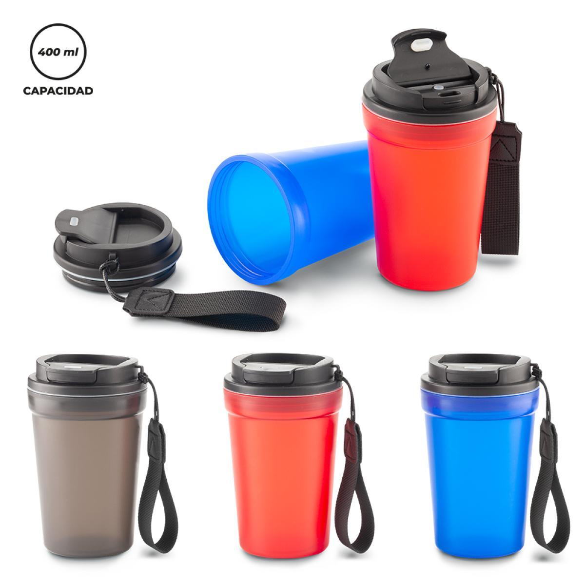 Mug Plastico Voltra 400ml Nuevo