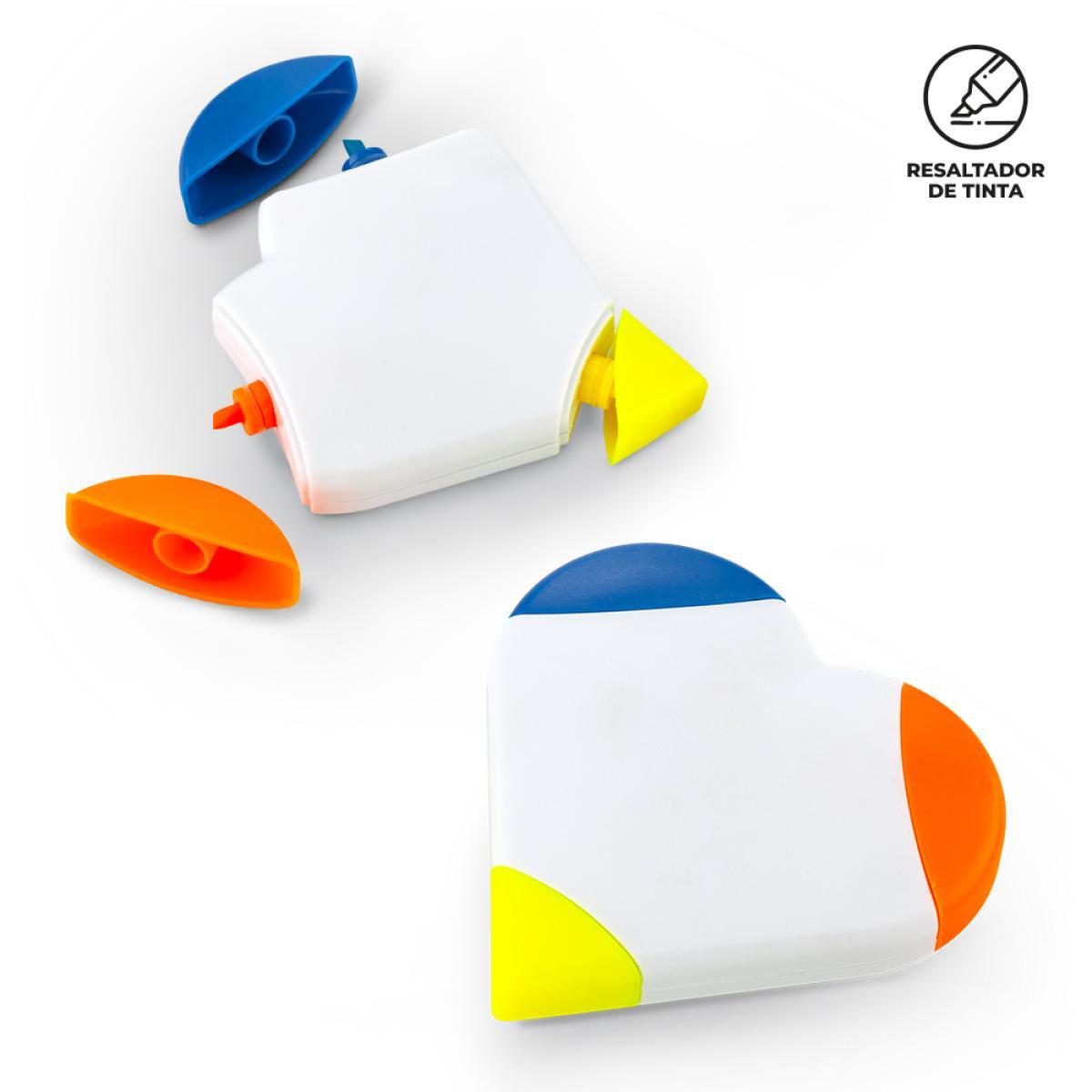 Resaltadores Heart Multicolor 3 Tintas