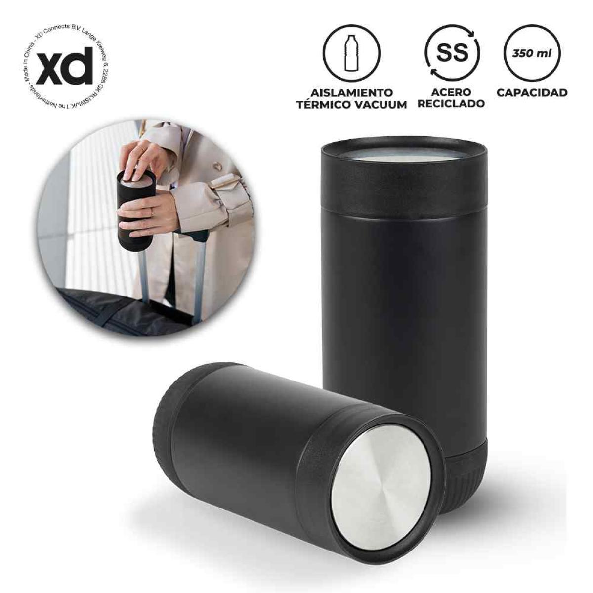 Mug Metalico Vinga Eco 350ml Nuevo