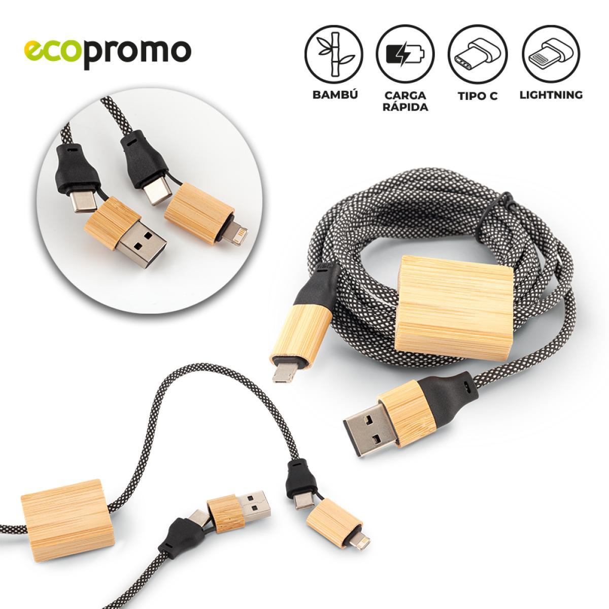 Cable Multicargador Eco Fast 65w Nuevo