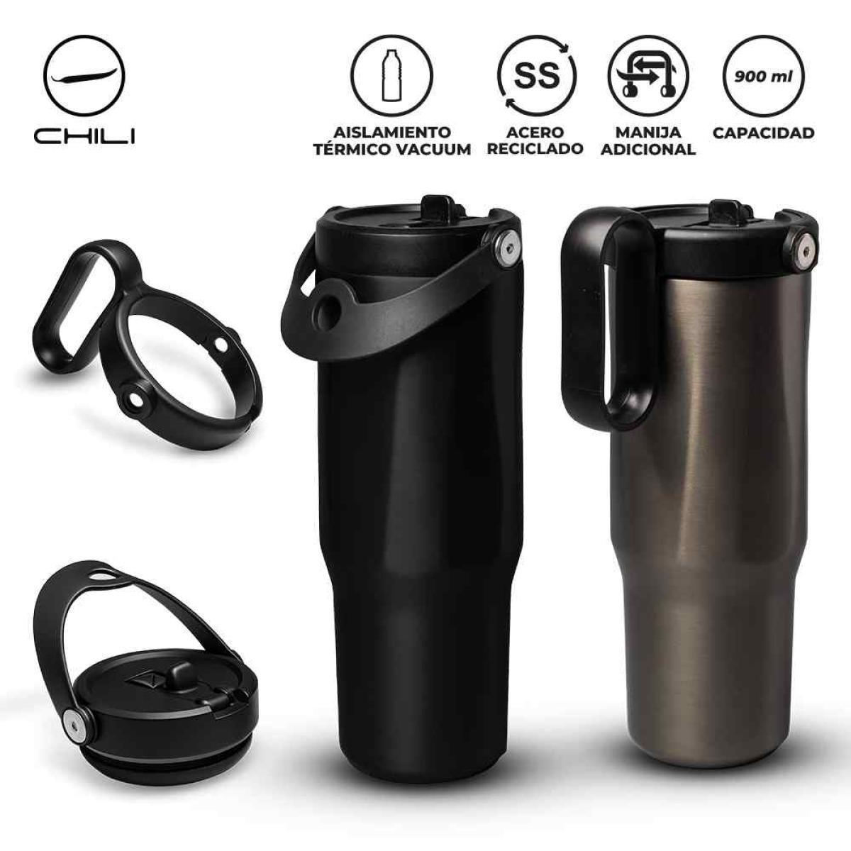 Mug Metalico Noma Chili 900ml Nuevo