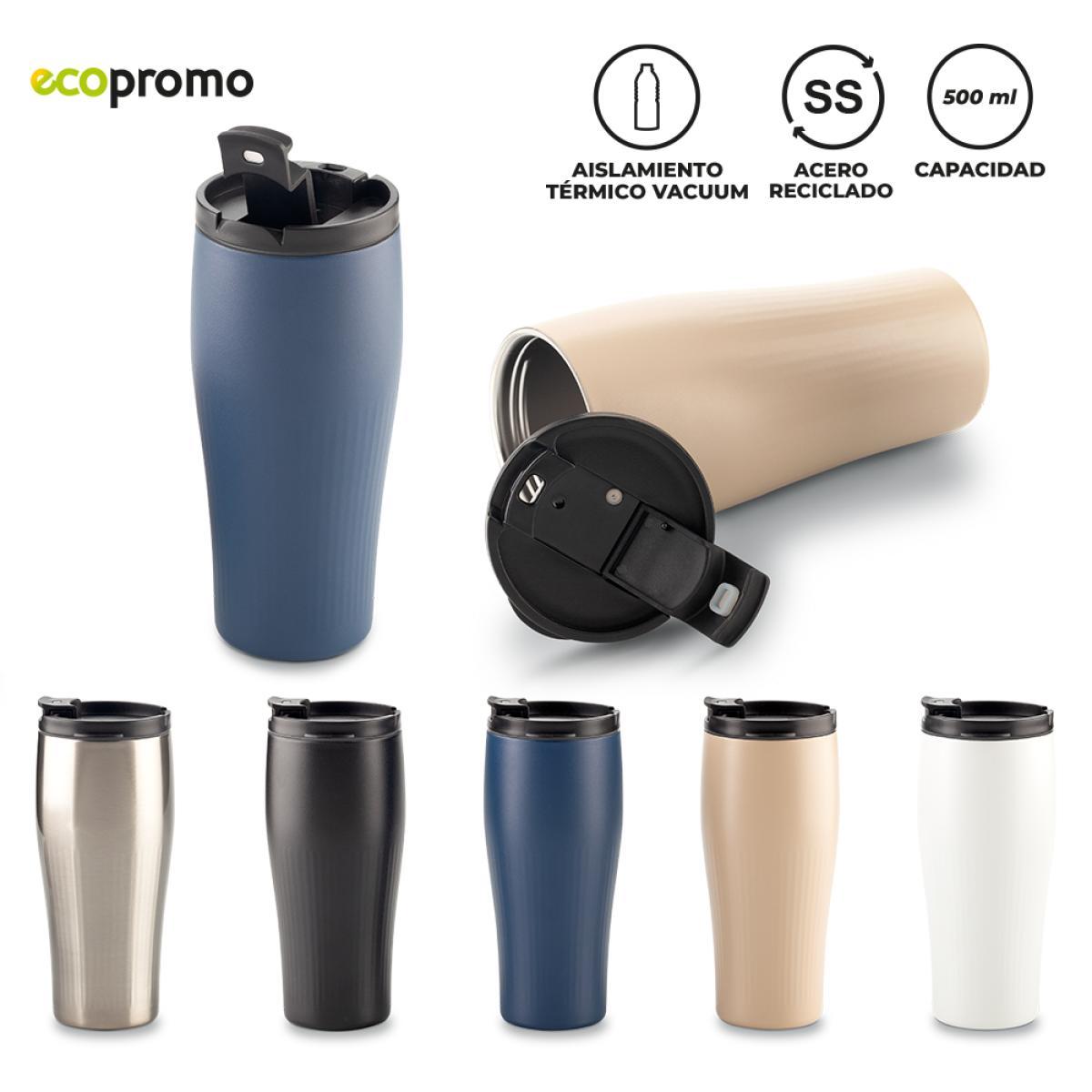 Mug Metalico Tasso 500ml Nuevo