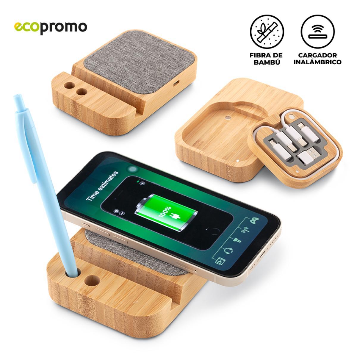 Cargador Inalambrico Con Cables 4 1 Nuevo