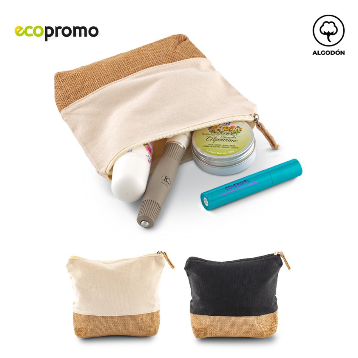 Cosmetiquera Terra en Algodón con Detalles en Yute