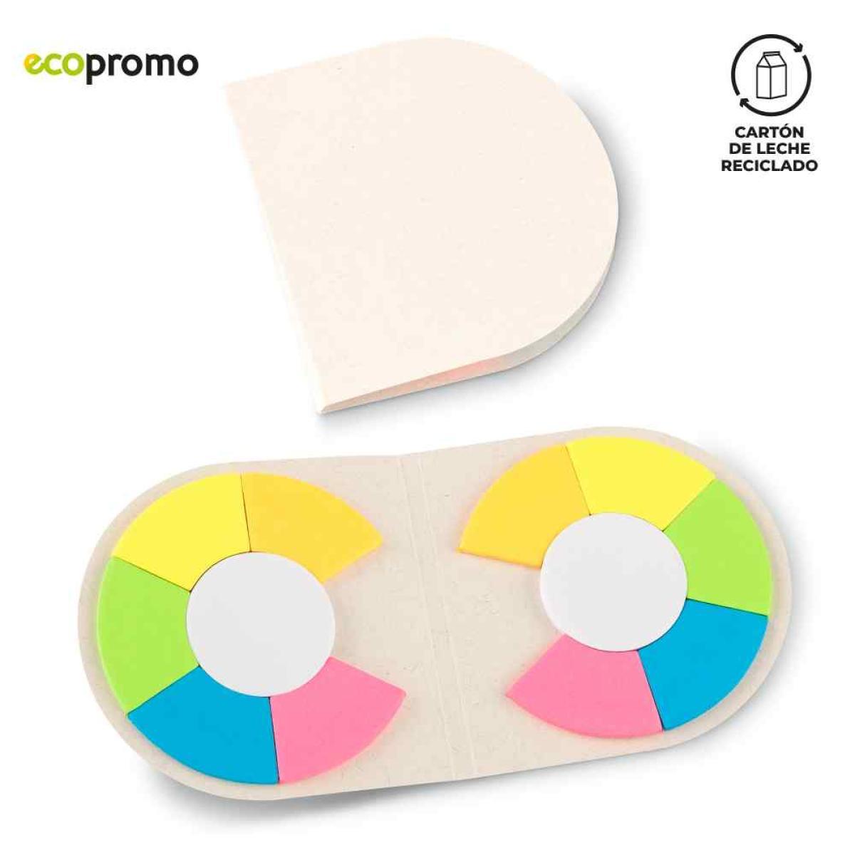 Sticky Set Oval Milk con 5 Stickies y 2 Tacitos