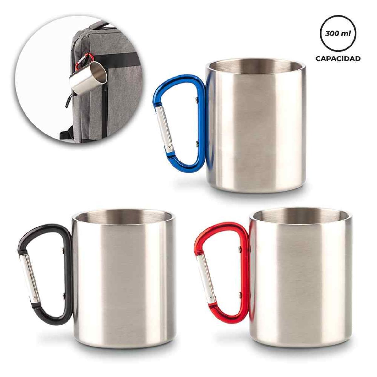 Mug Metalico Lumora 300ml Nuevo