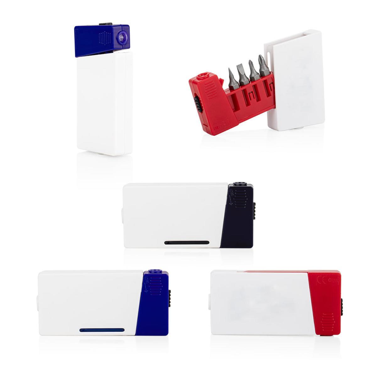 Set de Herramientas con Linterna LED y 4 Puntas