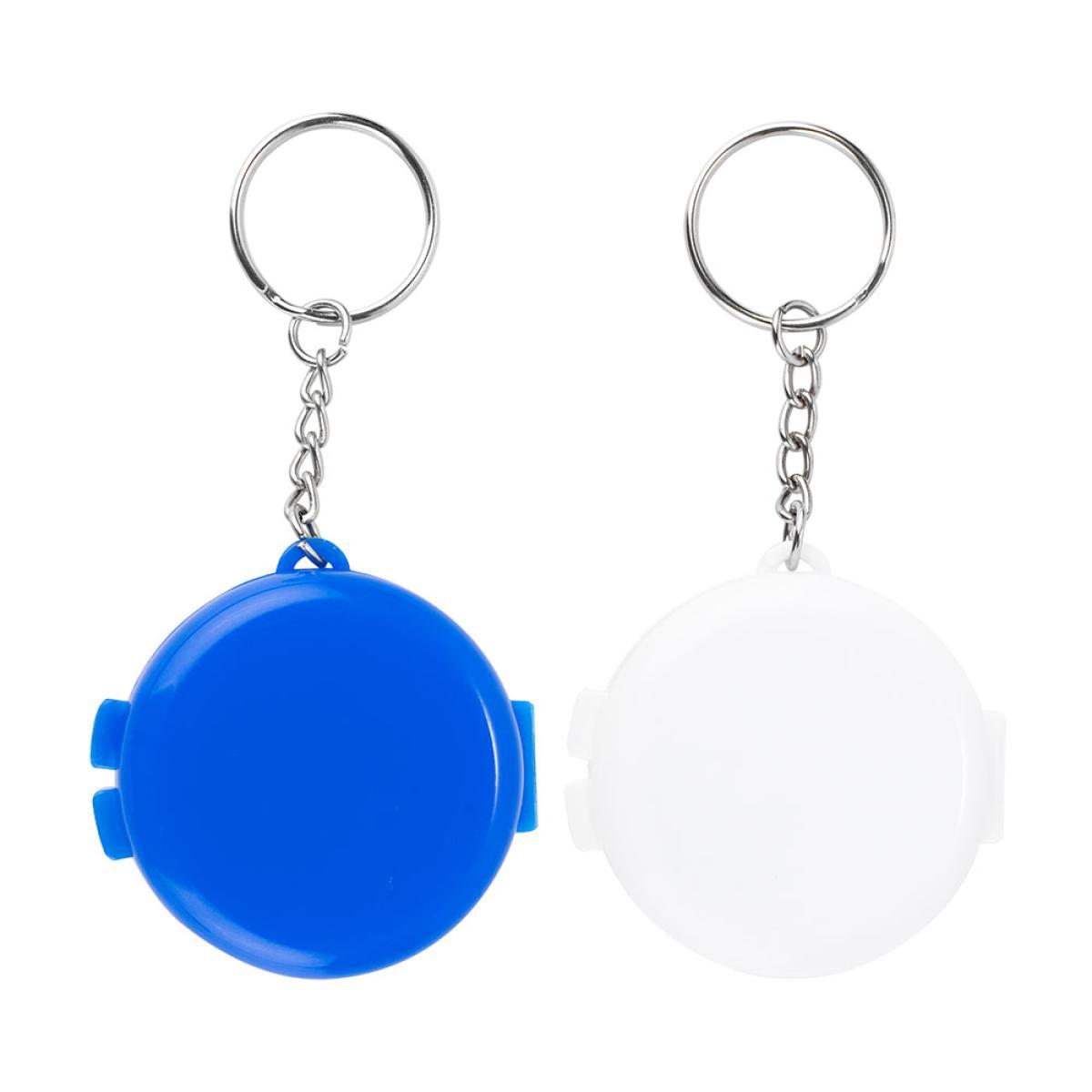 Mini Pastillero Redondo con Argolla para Llavero  Round