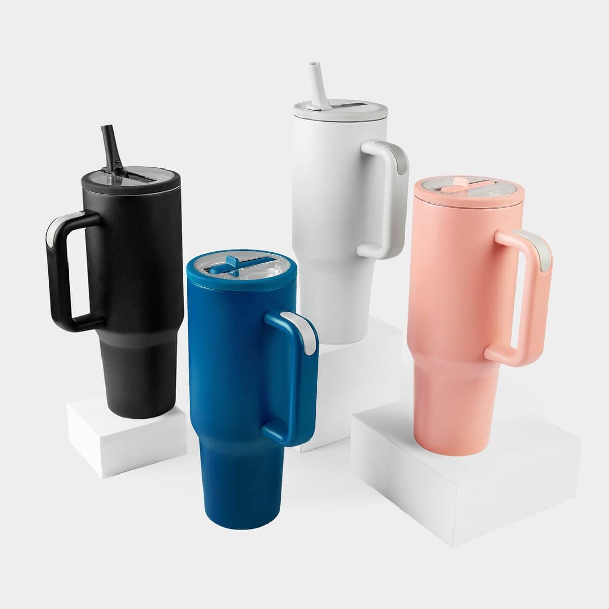 Termo Drima 40 Oz Acero Inoxidable con Popote Integrado