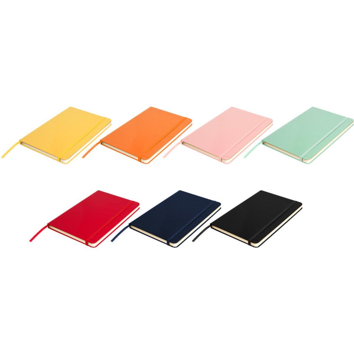 Libreta Medium de Tapa Dura con Cinta y Elástico