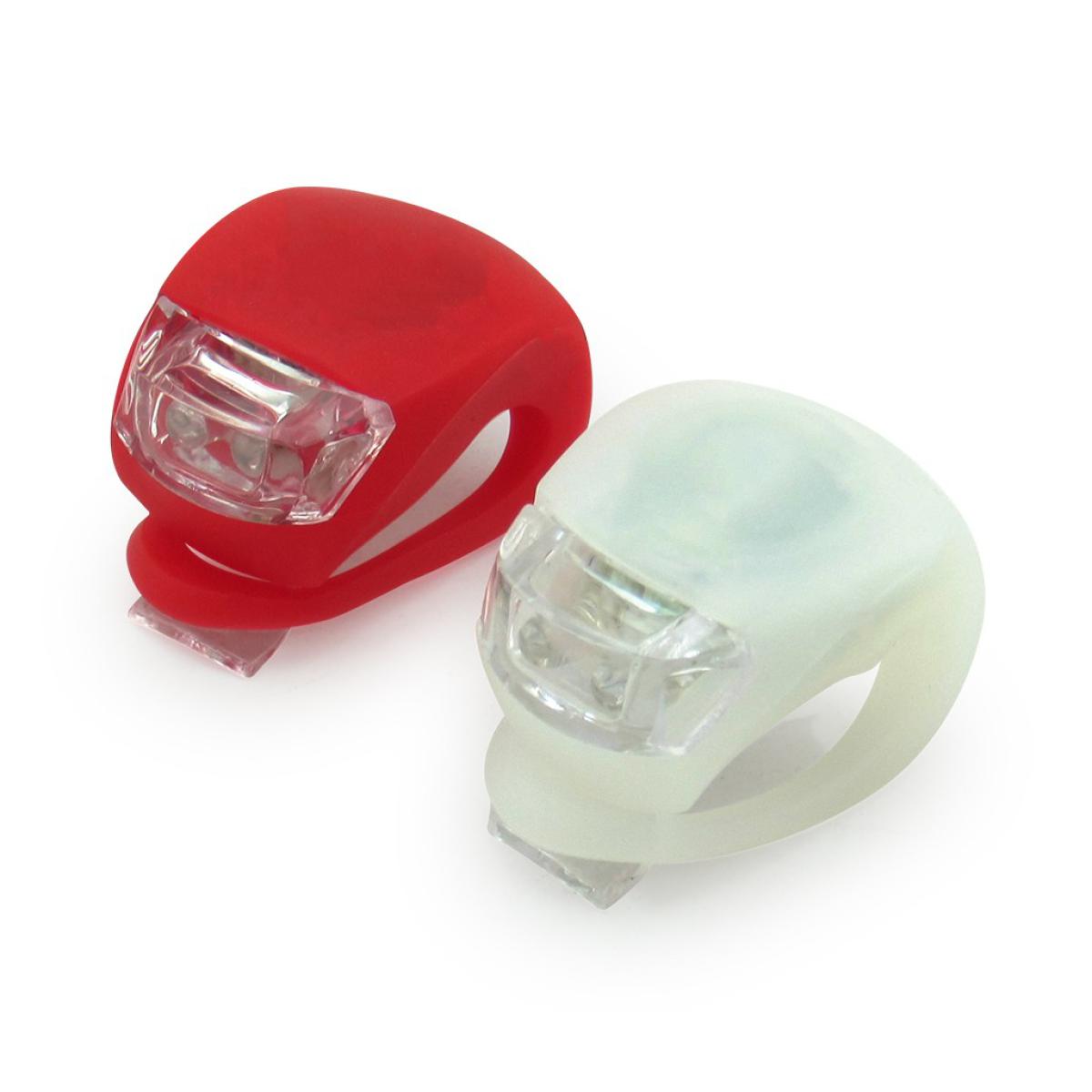 Juego Dos Luces Led Para Bicicleta Incluye Bateria